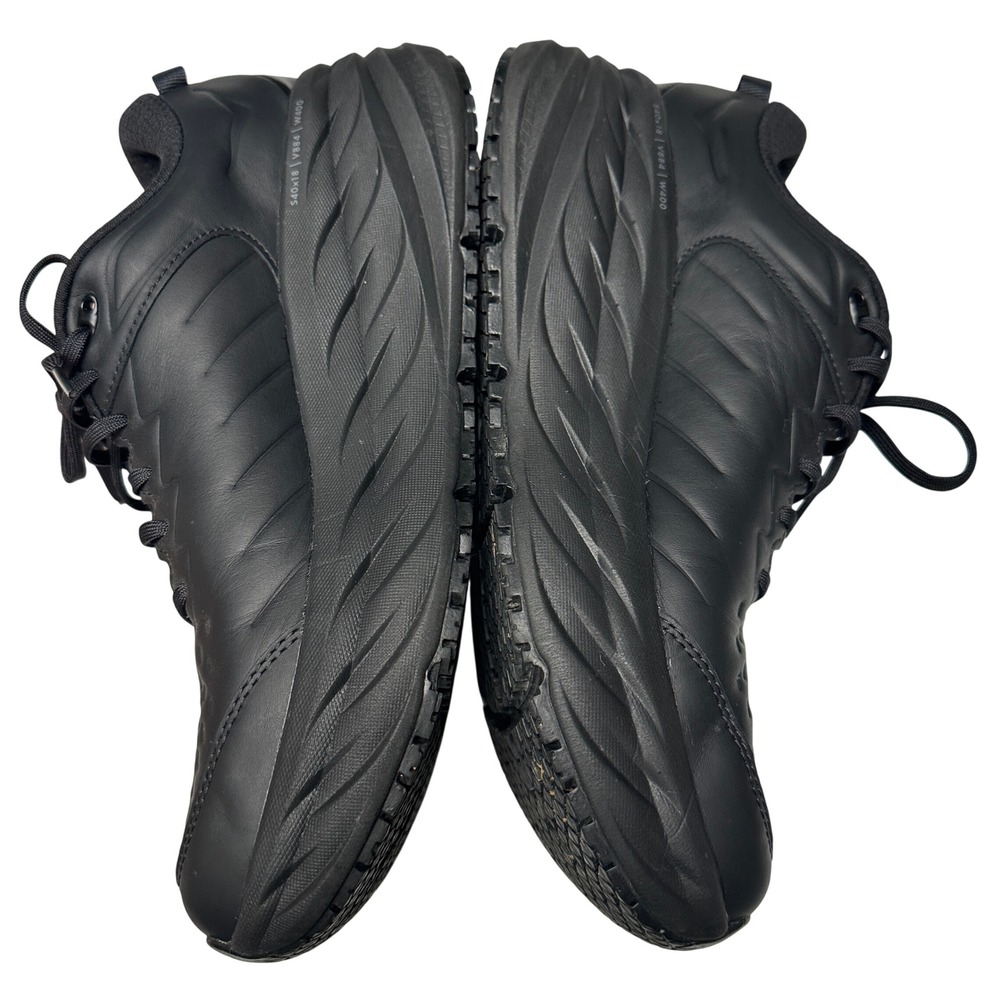 HOKA Bondi SR Mens Shoe Size 13 Water Slip Resistant Triple Black EUC - Picture 4 of 11